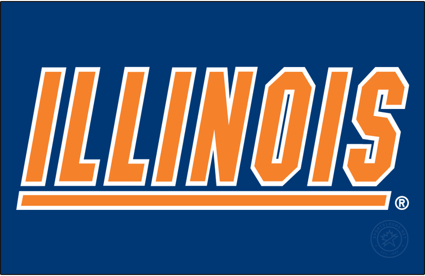 Illinois Fighting Illini 1995-2014 Primary Dark Logo v2 t shirts iron on transfers